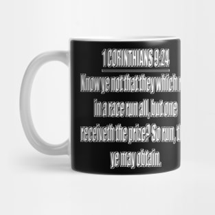 Bible Verse 1 Corinthians 9:24 Mug